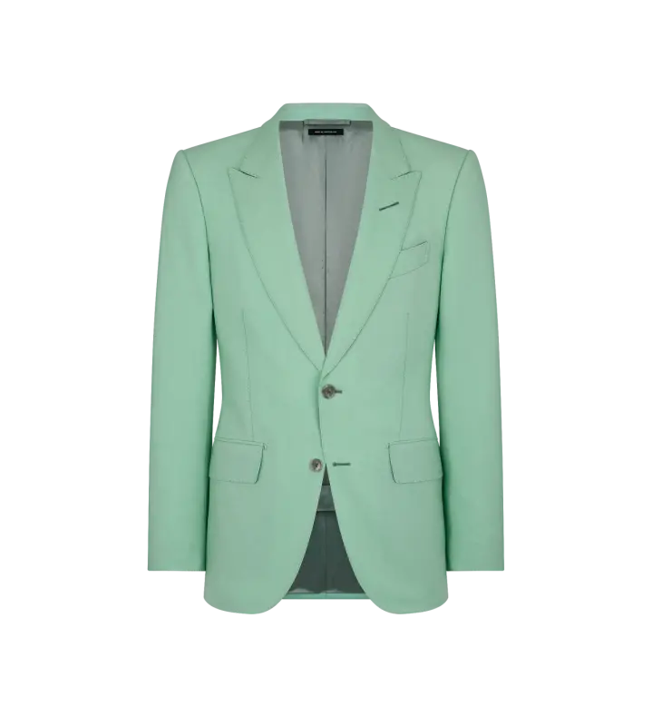 HOPSACK JACKET AQUAMARINE online